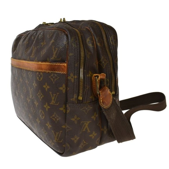 AUTHENTIC LOUIS VUITTON Reporter GM Crossbody Shoulder Bag Monogram Leather - Picture 2 of 8